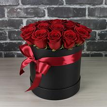 Цветочная композиция из Розы в шляпной коробке #REPLACE_PRED# Вурнары